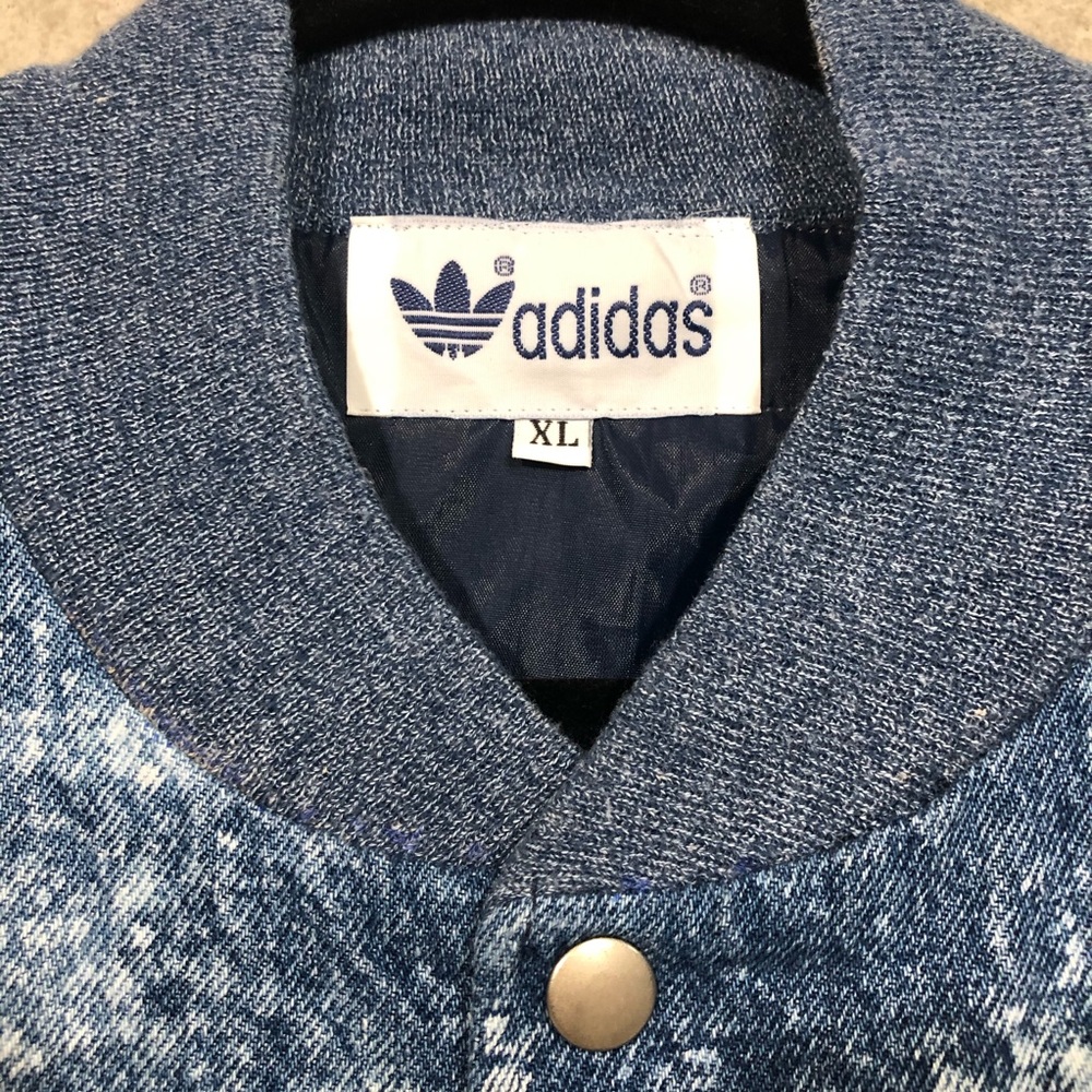 Adidas Bleached New York Yankees Denim Jacket - Picture 6 of 6